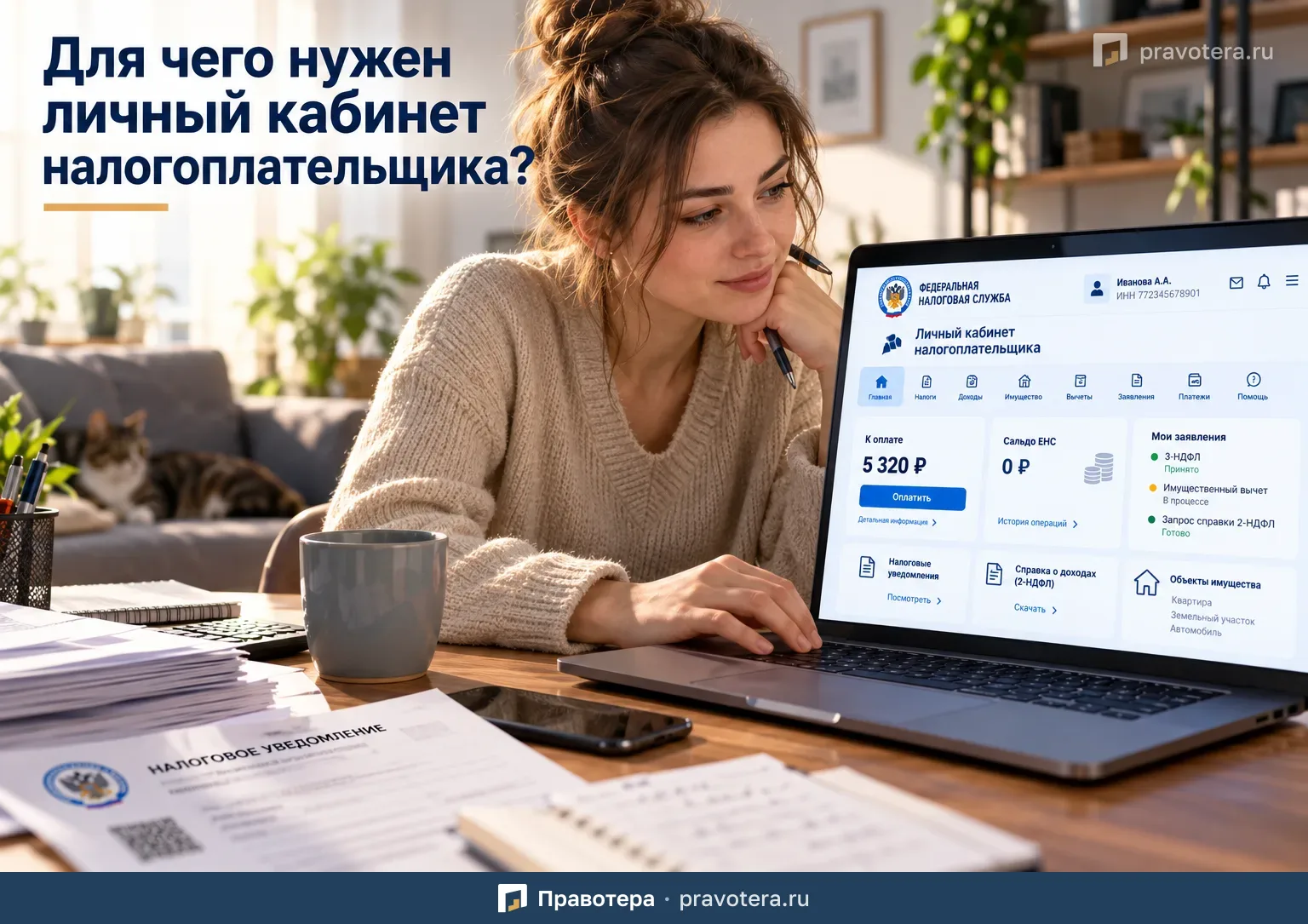 Для чего нужен личный кабинет налогоплательщика и что можно сделать через него